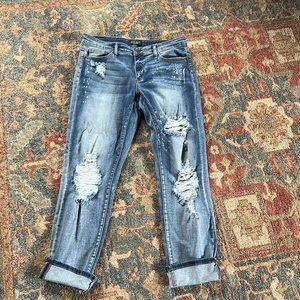 Judy Blue Boyfriend Fit Jeans. Size 11/30.